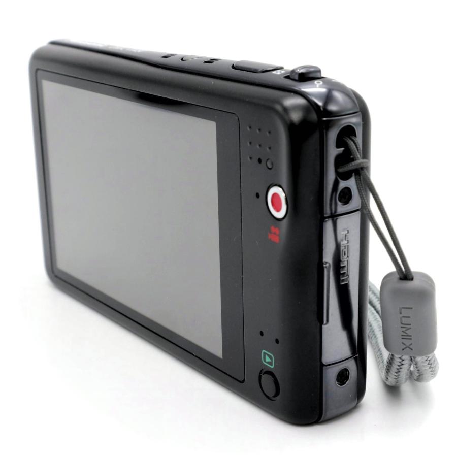 訳あり》 コンパクトカメラ Panasonic LUMIX DMC-FX80 ブラック k2714