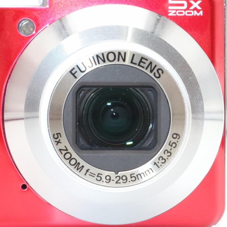 新品級》コンパクトカメラ FUJIFILM FinePix AX600 レッド フジ