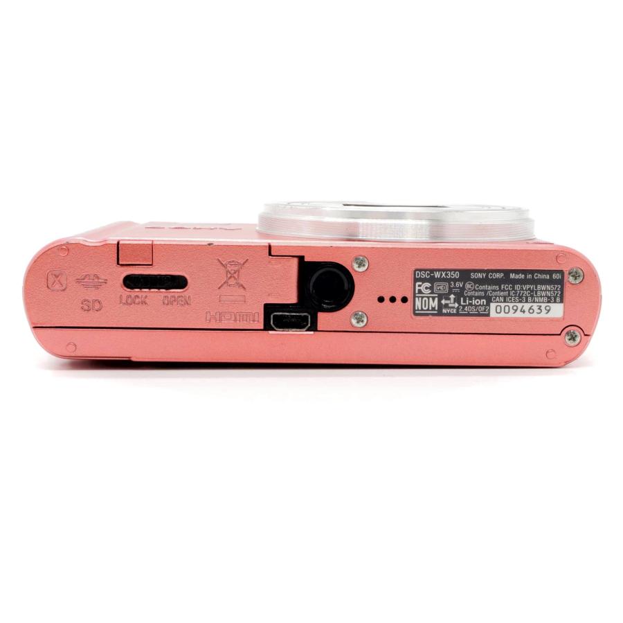 訳あり コンパクトデジタルカメラ SONY Cyber-shot DSC-WX350 ピンク