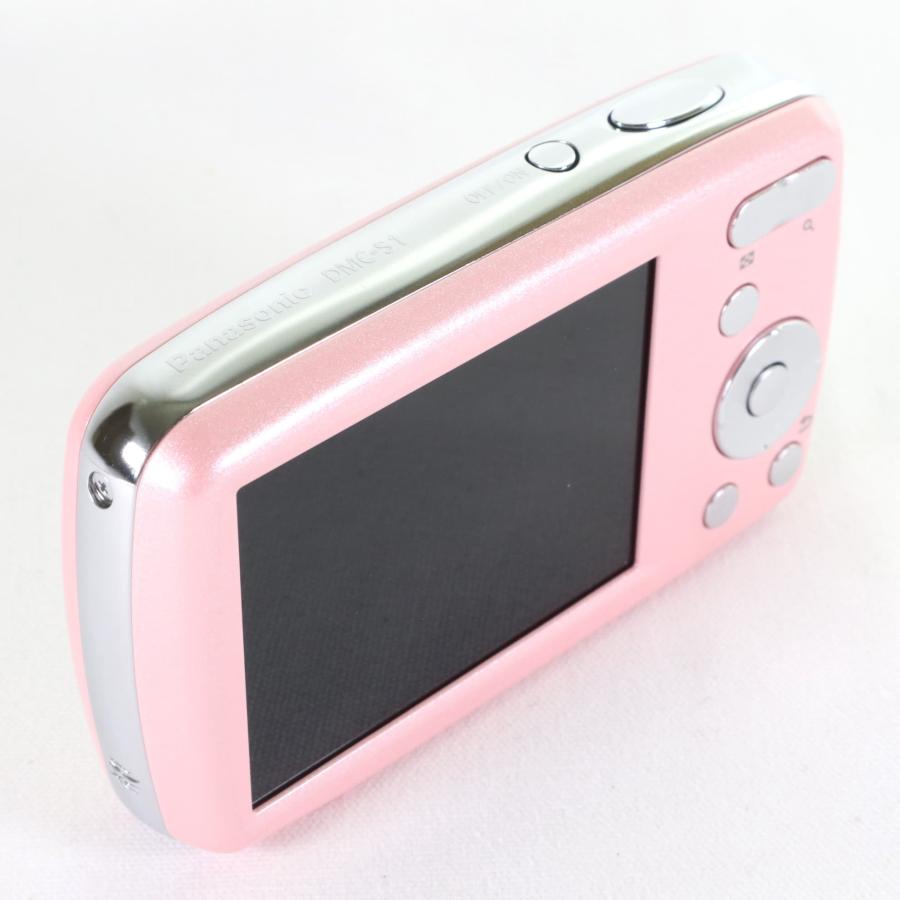 中古】 美品 Panasonic LUMIX DMC-S1 ピンク デジカメ パナソニック