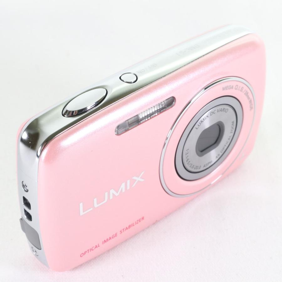 中古】 美品 Panasonic LUMIX DMC-S1 ピンク デジカメ パナソニック