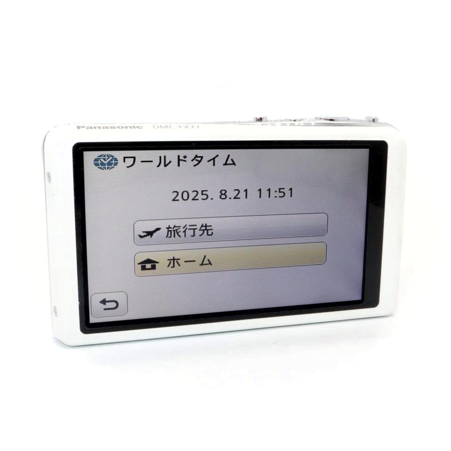 美品》コンパクトデジタルカメラ Panasonic LUMIX DMC-FX77-W リリー