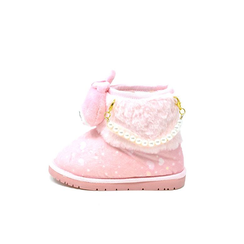 マイメロディ キッズ 防寒 スノーブーツ 子供用 女の子 81245 ピンク