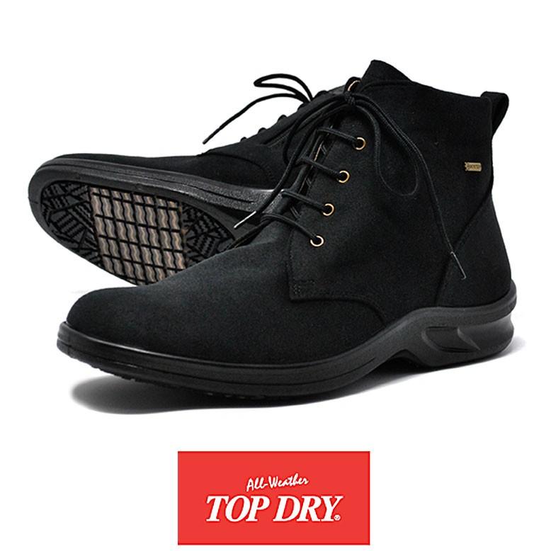 TOP DRY メンズ スノーブーツ TOPDRY トップドライ 3836 ブラック 黒