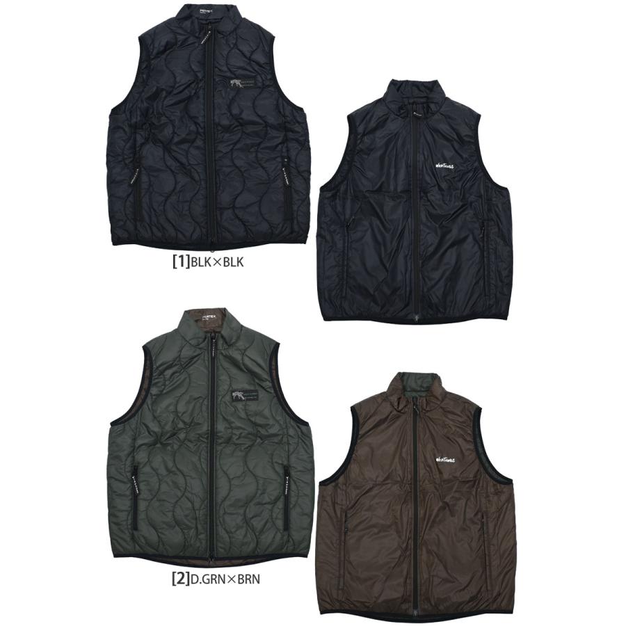 WILD THINGS（ワイルドシングス） 中綿ベスト メンズ リバーシブル