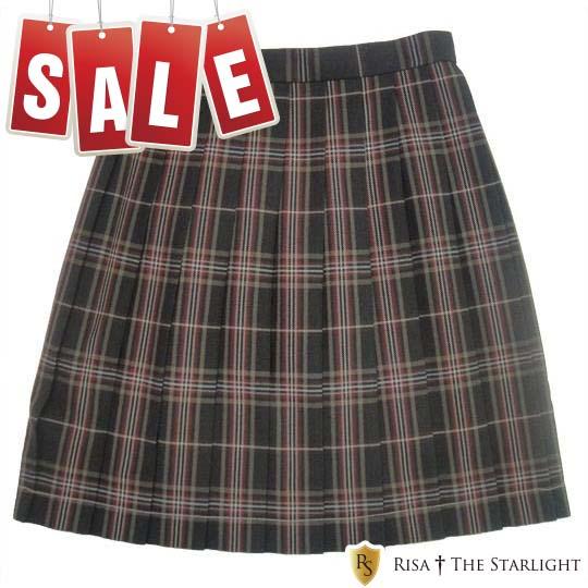 アウトレット】OLIVE des OLIVE JE770-26 ブラウン赤チェック冬