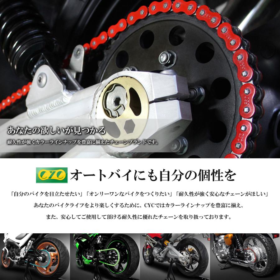 スズキ（SUZUKI） GSX1300R 隼 ハヤブサ CYCバイクチェーン 530-120L