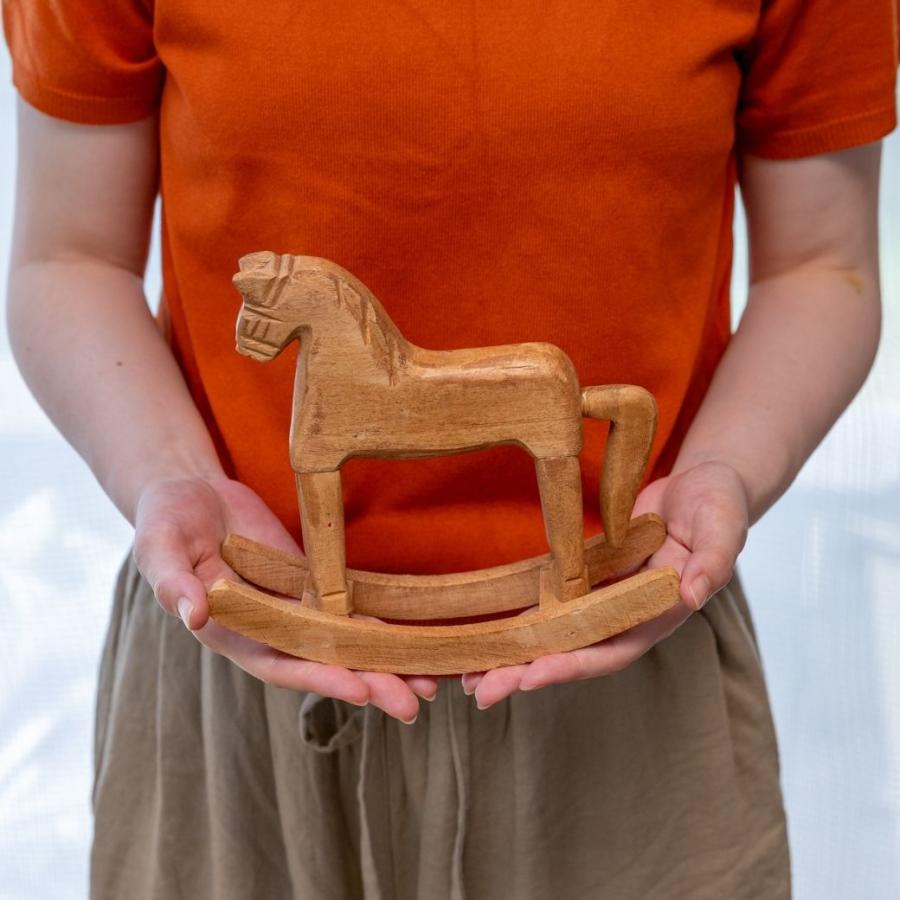 ウッドロッキングホース ウッド ロッキングホース 木馬 ゆらゆら木馬
