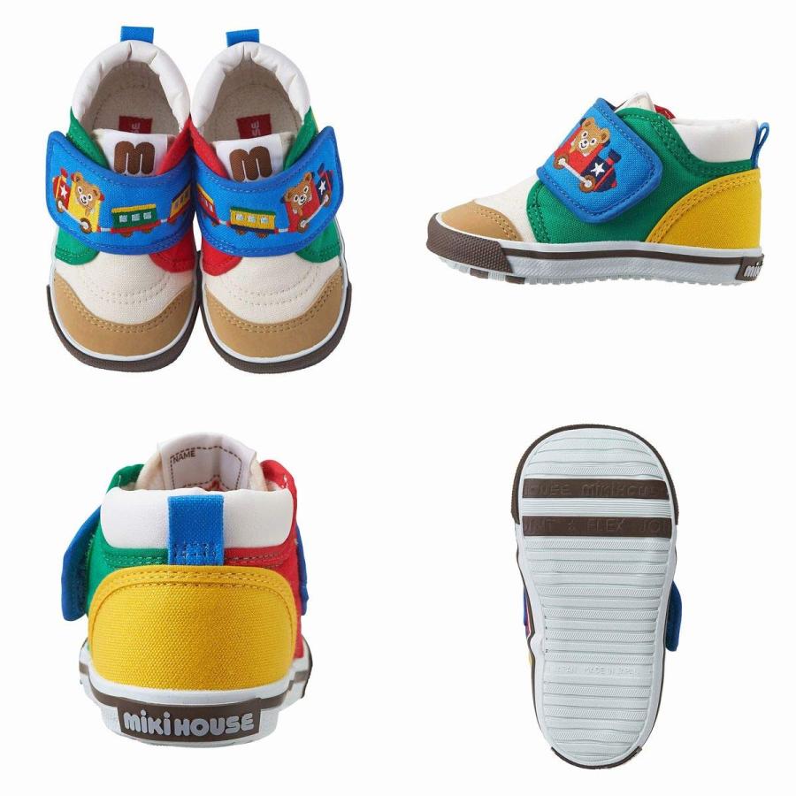 セール20%OFF！ミキハウス くるま&プッチー セカンドシューズ仕様