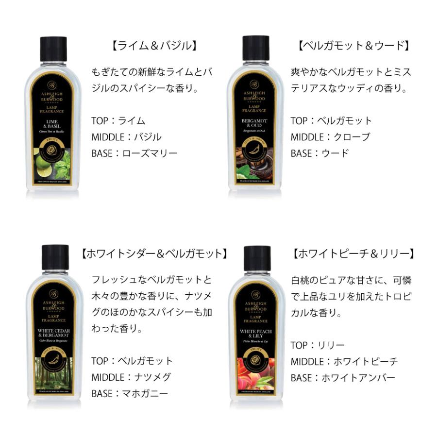 アシュレイ＆バーウッド フレグランスランプとフレグランスオイルの