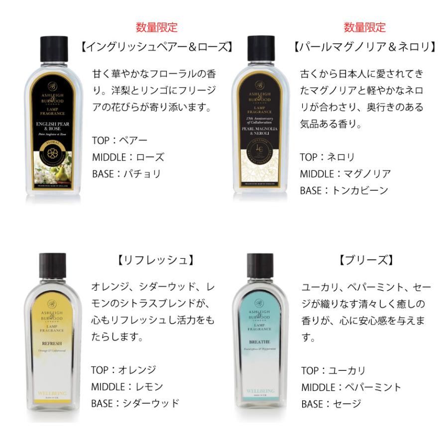 アシュレイ＆バーウッド フレグランスランプとフレグランスオイルの
