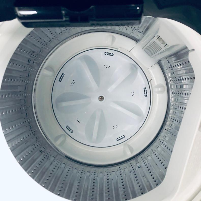 洗濯機 中古 RORO YWM-T55LK 2024年製 5.5kg ブラック 送風 乾燥機能