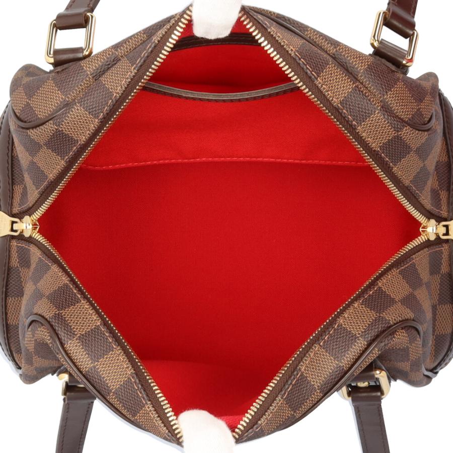 ルイ・ヴィトン 美品 ショルダーバッグ ダミエエベヌ リヴィントン