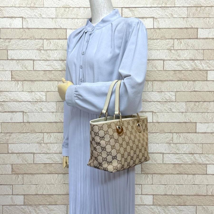 GUCCI（グッチ） ミニトートバッグ GGキャンパス トートバッグ GG