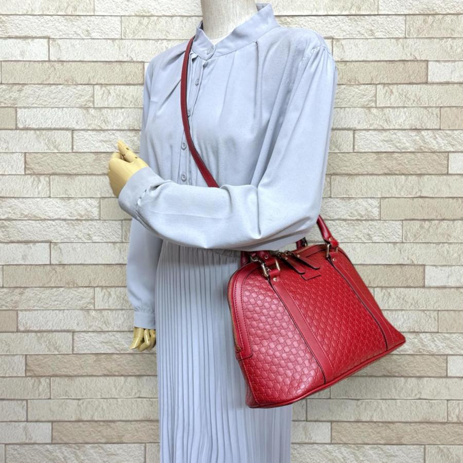 GUCCI（グッチ） マイクログッチシマ ショルダーバッグ レザー 449663