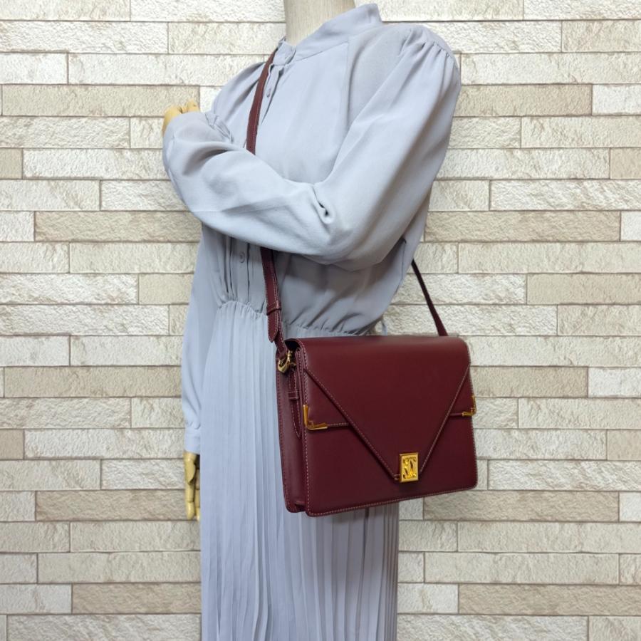 Cartier（カルティエ） マストライン ショルダーバッグ レザー レッド