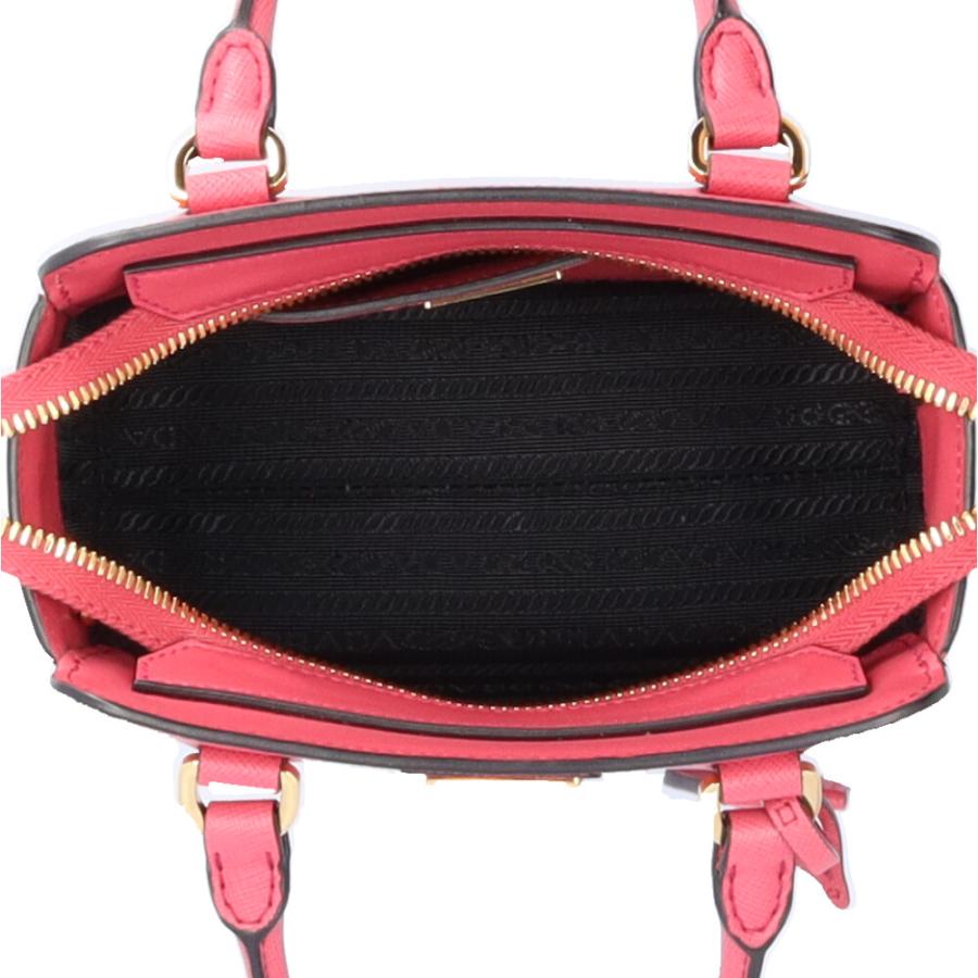 PRADA（プラダ） サフィアーノ ショルダーバッグ レザー ピンク 中古