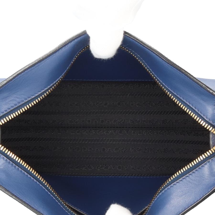 PRADA（プラダ） サフィアーノ ショルダーバッグ レザー 1BH104 ブルー