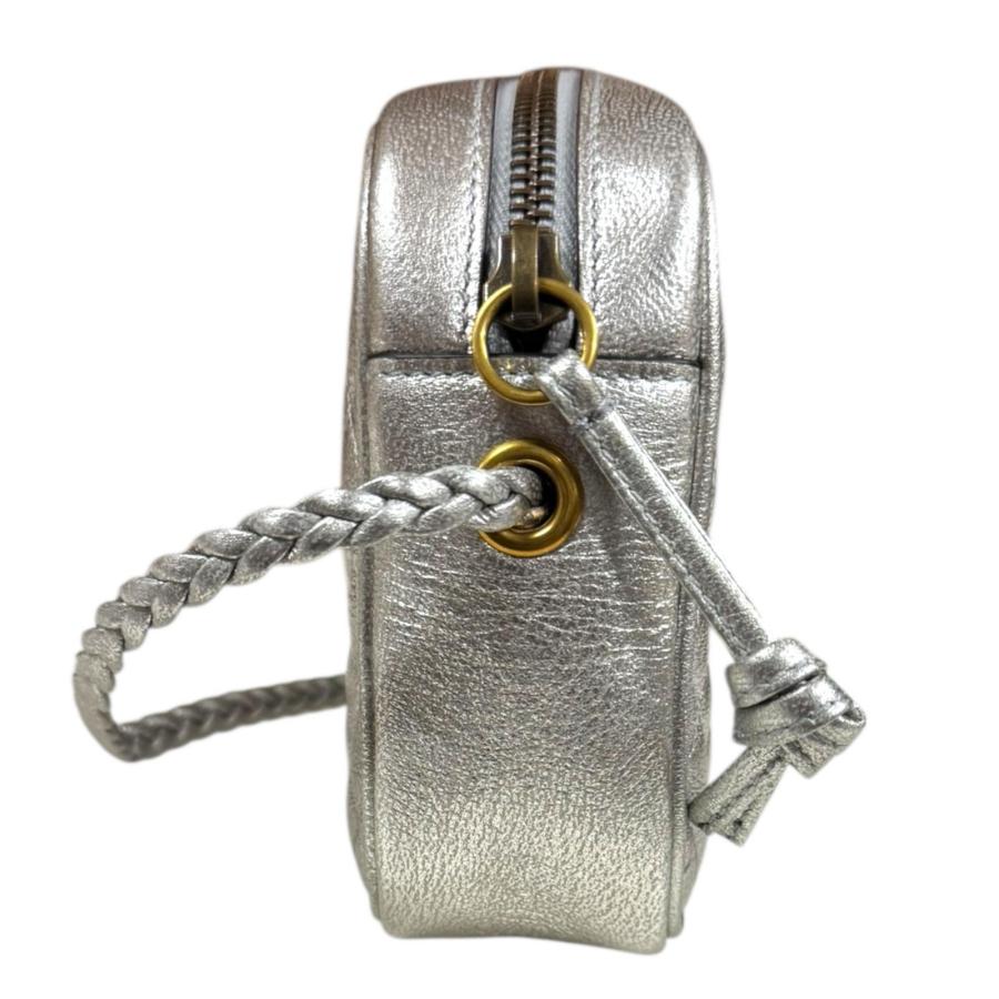 GUCCI（グッチ） キルティング ミニショルダーバッグ GG マーモント