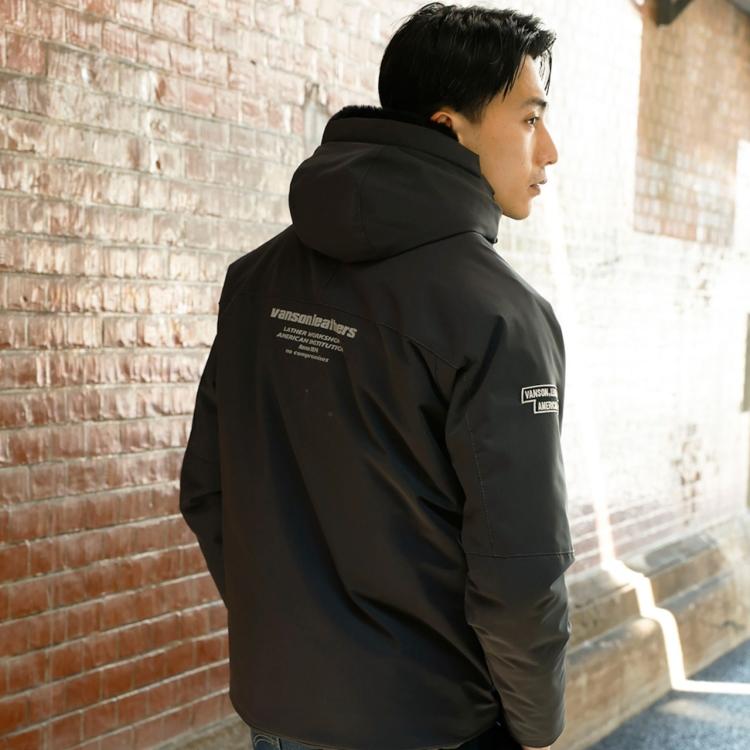 VANSON（バンソン） 2XLサイズ SVS2506W フーディージャケット グレー