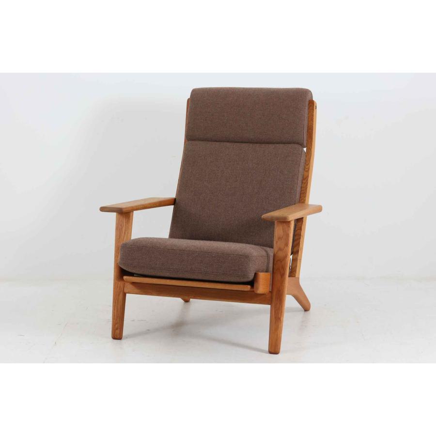北欧家具ビンテージ GE290A ハイバックソファ オーク材 Hans J.Wegner