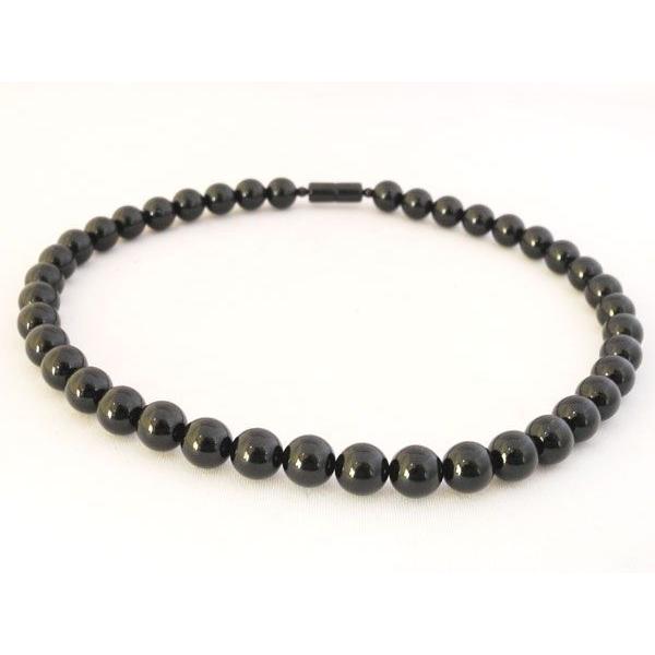 黒珊瑚 ネックレス 10mm玉 内径46cm ブラックコーラル パワーストーン