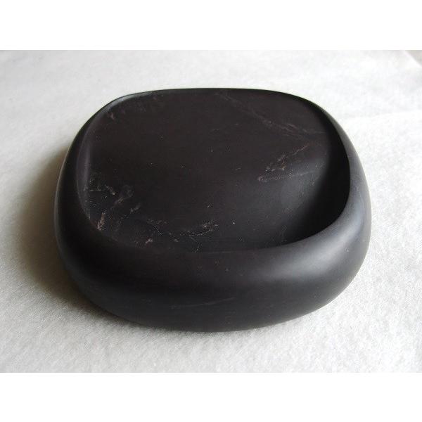 端渓硯 老麻子坑 6吋 蛋型 淌池硯 一品物 すずり : 書道用品 緑風店