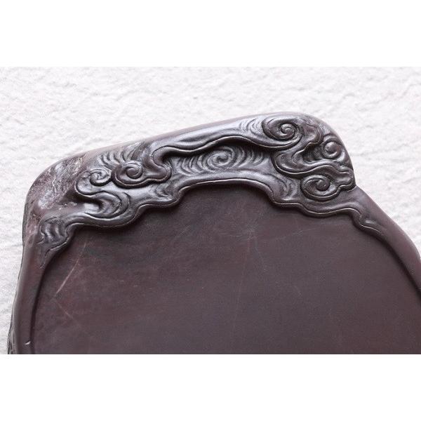 端渓硯 老坑 113×80×22mm 古雲硯 一点物 すずり : 書道用品 緑風店