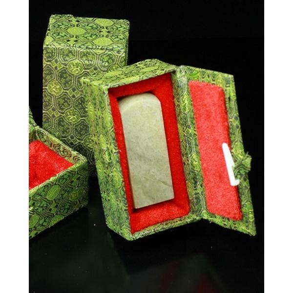 関防印 遊印 1.0×3.0cm 手彫り 篆刻印 書道印 引首印 : 書道用品 緑風