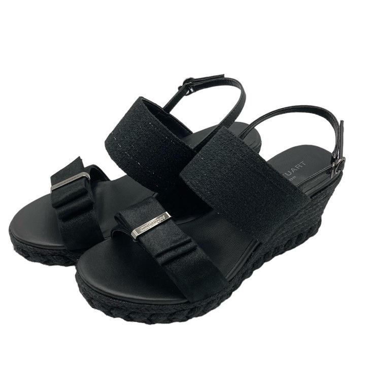 JILL BY JILLSTUART ブラックリボンサンダル ジルスチュアート 黒