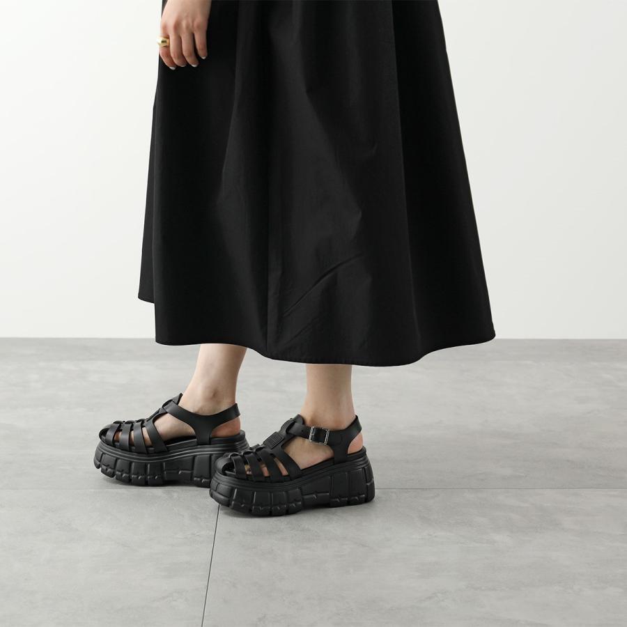 miu miu（ミュウミュウ） プラットフォームサンダル 5X709D 3LKK