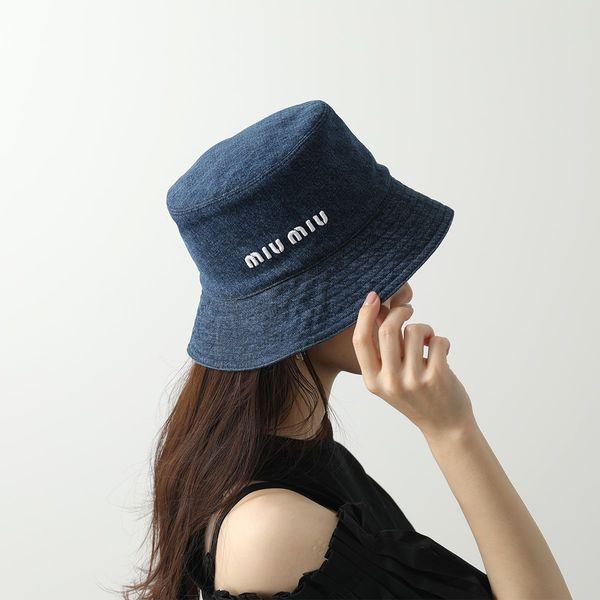 miu miu（ミュウミュウ） バケットハット 5HC196 2F3W レディース