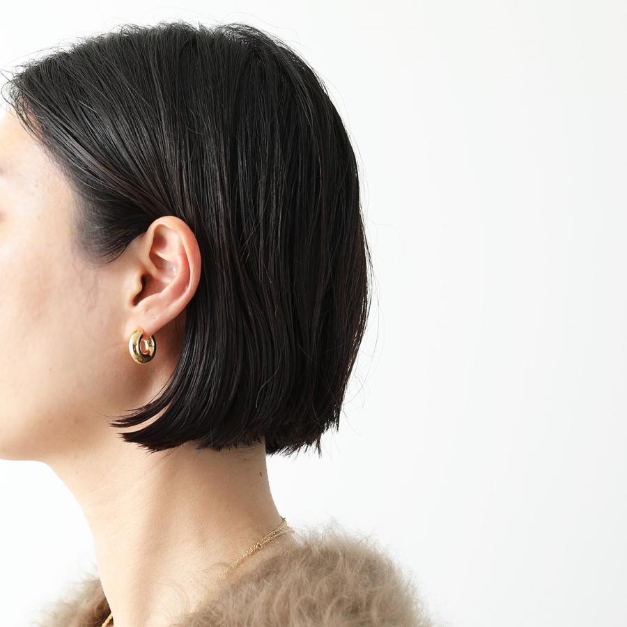 TOM WOOD（トムウッド） ピアス Chunky Hoops Small Gold チャンキー