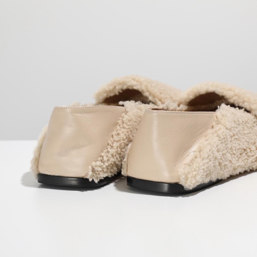 sergio rossi グレー フラットスリッパ 2wayムートン バブーシュ