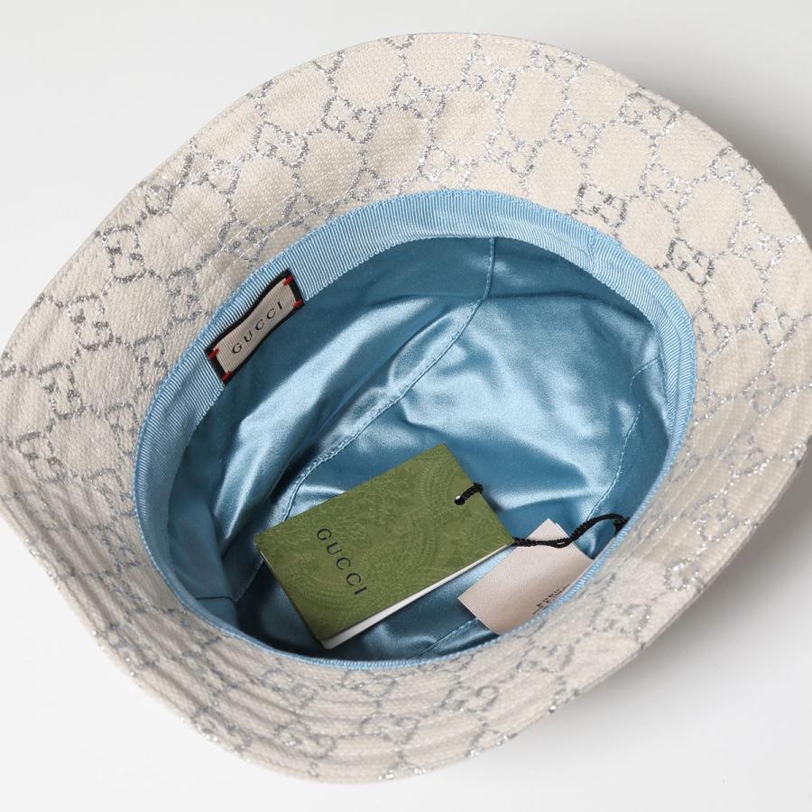 GUCCI（グッチ） バケットハット 631951 3HK74 レディース GG ラメ HAT