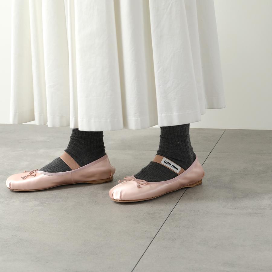 miu miu（ミュウミュウ） バレエシューズ 5F794D QU6 レディース