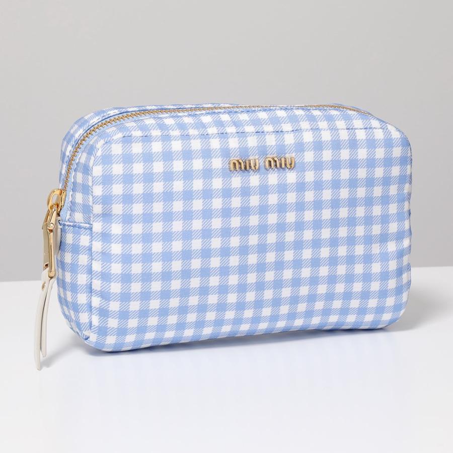 miu miu（ミュウミュウ） ポーチ FAILLE ファイユ 5ND458 2B4L