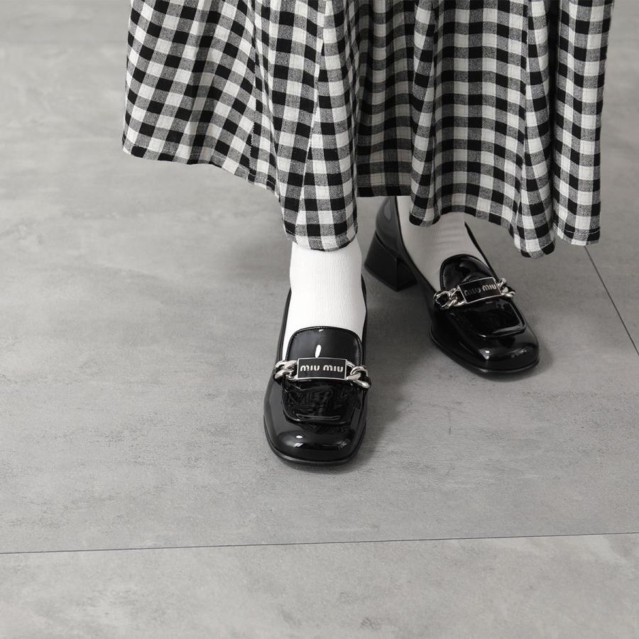 miu miu（ミュウミュウ） ローファー 5D658D JHR F035 レディース