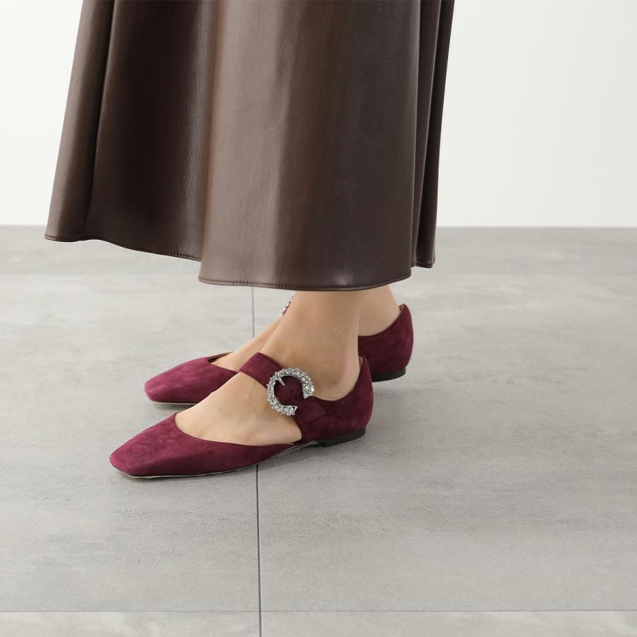 JIMMY CHOO（ジミーチュウ） フラットシューズ GIN FLAT SUE