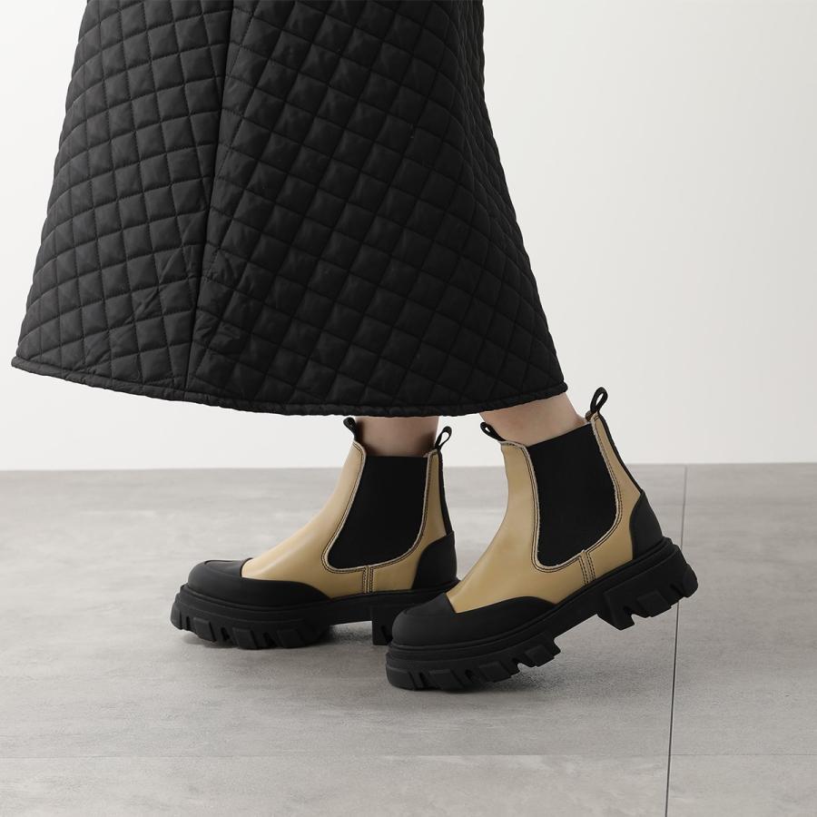 GANNI（ガニー） ショートブーツ Low Chelsea Boot S1926 4900 S1908