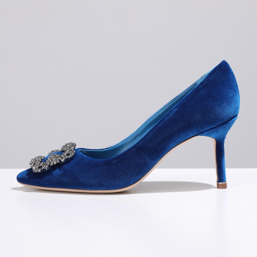 MANOLO BLAHNIK（マノロブラニク） パンプス HANGISI FMC VELVET 070