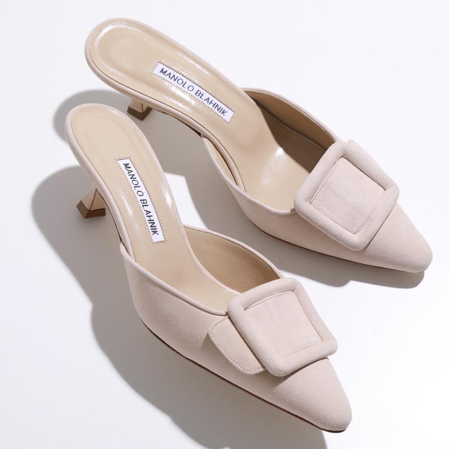 MANOLO BLAHNIK（マノロブラニク） ミュール MAYSALE SUEDE DAIM 050
