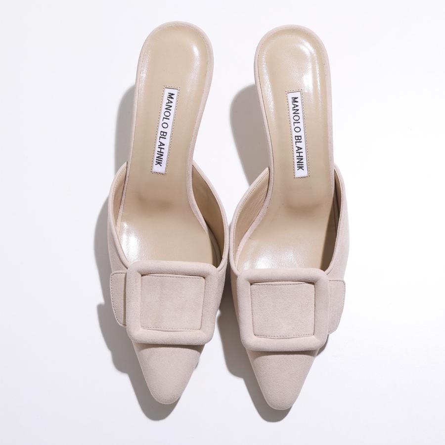 MANOLO BLAHNIK（マノロブラニク） ミュール MAYSALE SUEDE DAIM 050