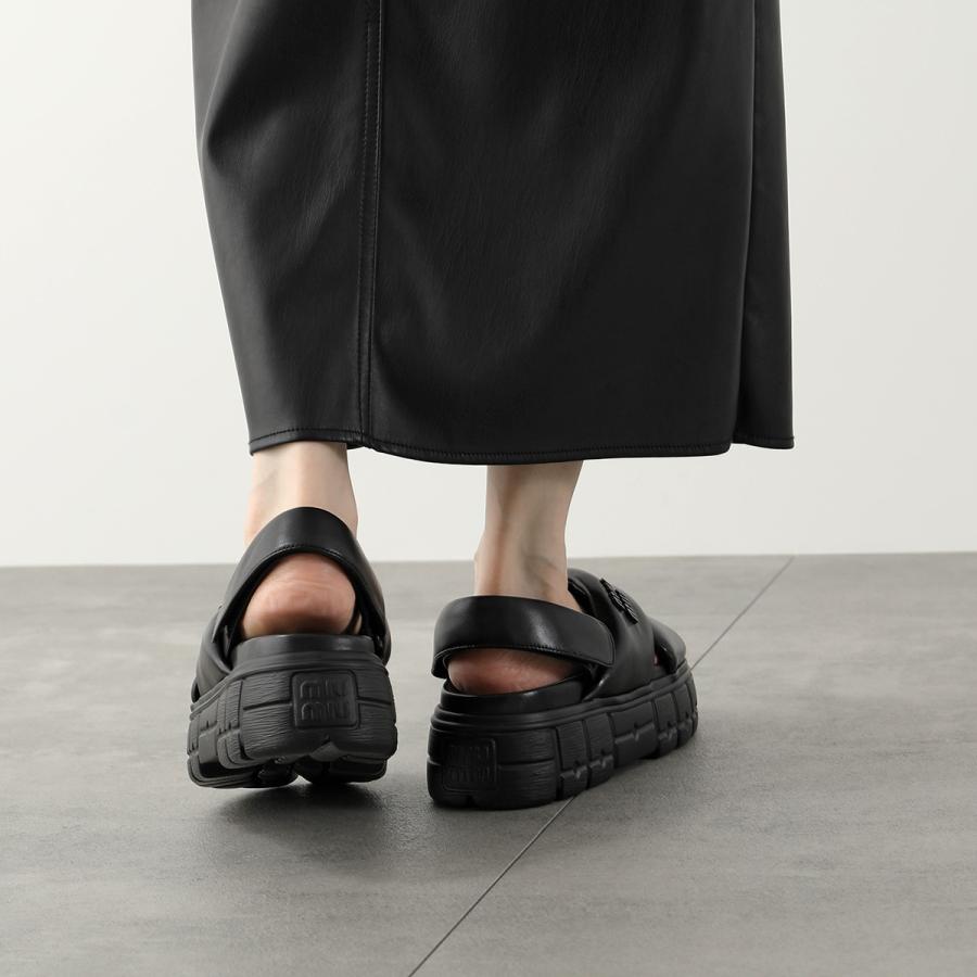 miu miu（ミュウミュウ） サンダル 5X879D 77F レディース スポーティ