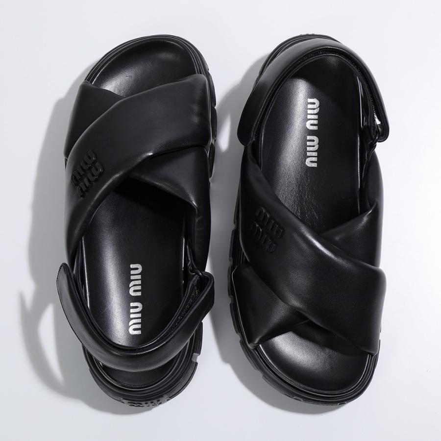 miu miu（ミュウミュウ） サンダル 5X879D 77F レディース スポーティ