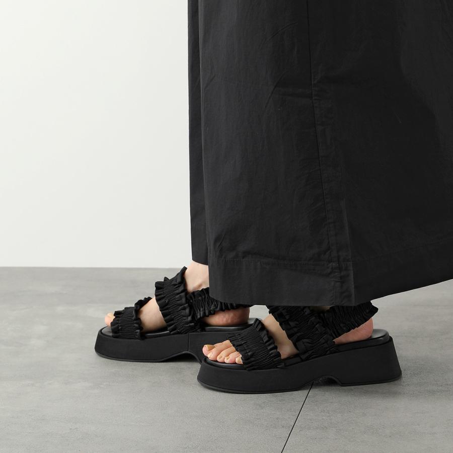 GANNI（ガニー） サンダル Smock Flaftorm Sandal スモック フラット