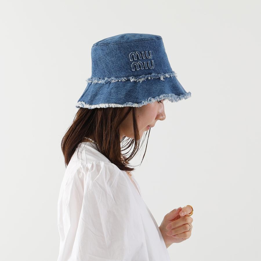 miu miu（ミュウミュウ） バケットハット 5HC196 2CL4 レディース