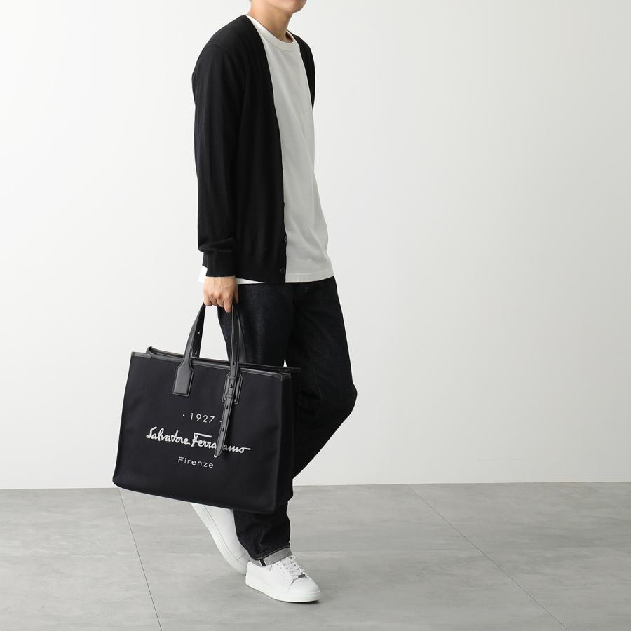 FERRAGAMO（フェラガモ） トートバッグ 24 0842 メンズ キャンバス