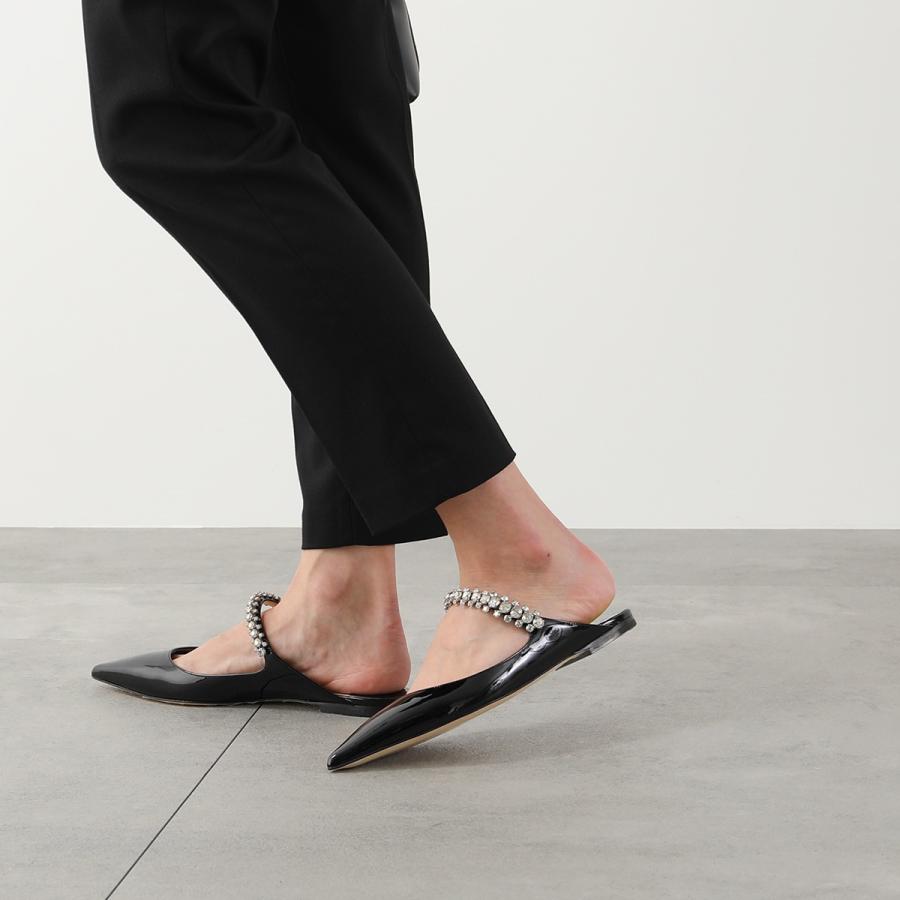 JIMMY CHOO（ジミーチュウ） ミュール BING FLAT PAT レディース