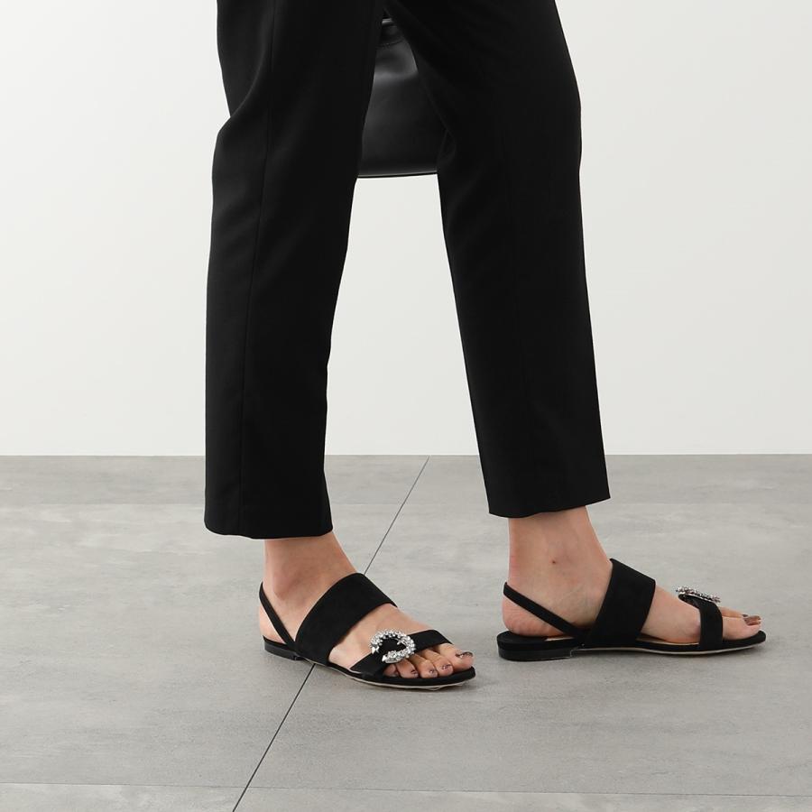 JIMMY CHOO（ジミーチュウ） サンダル SAPHERA FLAT SUE レディース